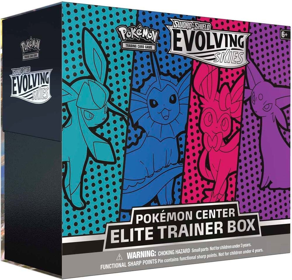 Evolving Skies ETB (Glaceon Vaporeon Sylveon Espeon)