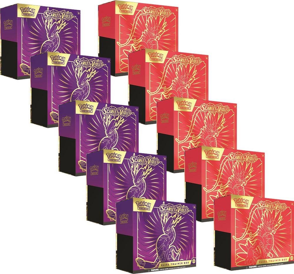 Violet Elite Trainer Box Case