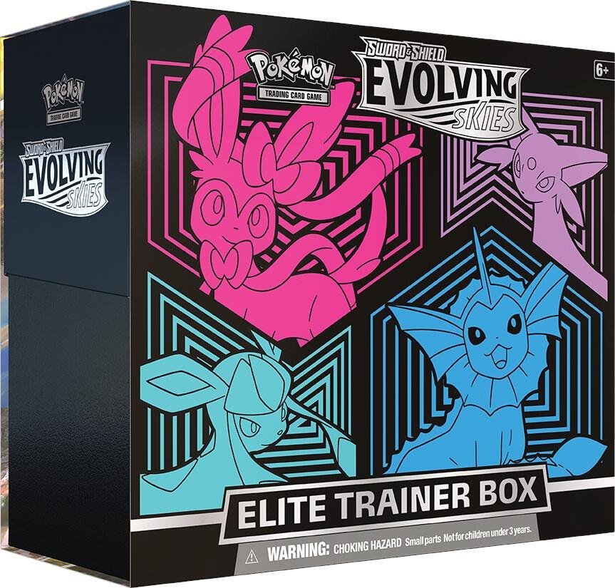 Evolving Skies ETB (Glaceon Vaporeon Sylveon Espeon)